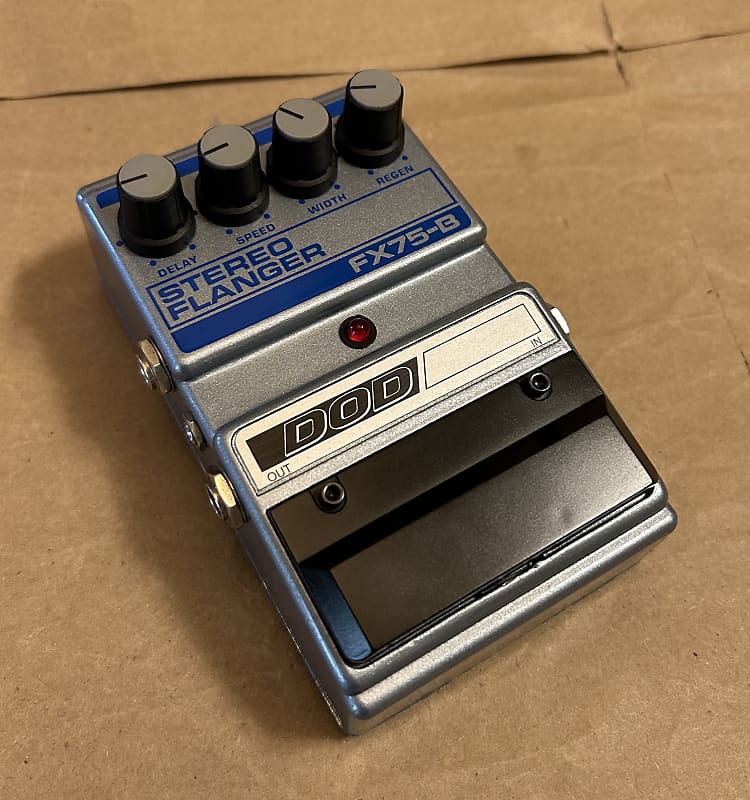 Vintage 1987 DOD FX75 Stereo Flanger Guitar Effect Pedal