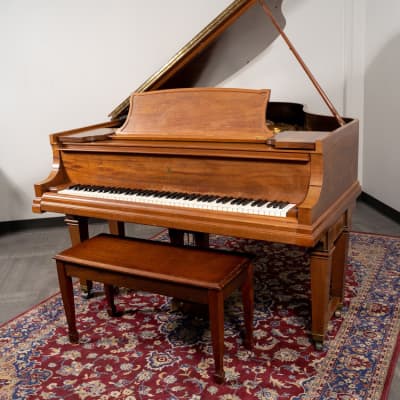 Steinway & Sons Model L Grand Piano | Satin Mahogany | SN: 190317 image 1
