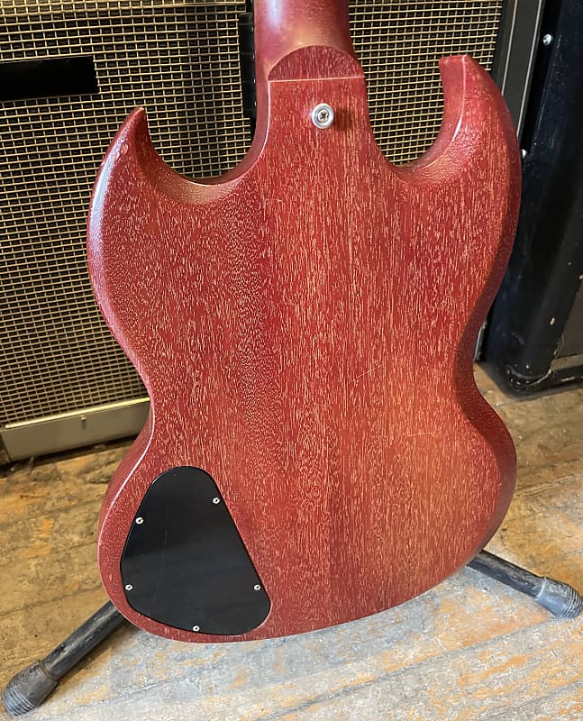 My 2000 Gibson SG. The guitar overall is ageing nicely. The