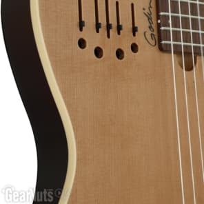 Godin MultiAc Nylon Encore Acoustic-Electric Guitar - Natural Semi-Gloss image 11