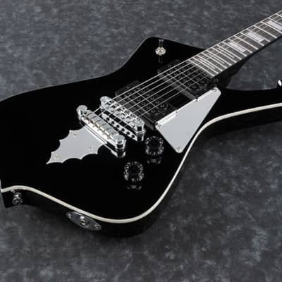 Ibanez PSM10BK MiKro Paul Stanley Signature 6str Electric Guitar (22.2" scale) - Black image 1