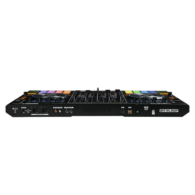 Reloop Mixon 4 4-channel Hybrid DJ Controller for SeratoDJ