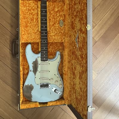 Fender Fender Customshop 63 Stratocaster Relic 2021 - Sonic Blue image 1
