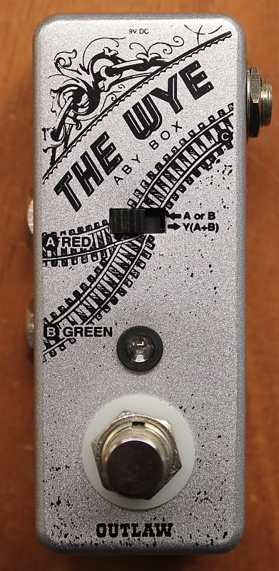Outlaw Effects Wye ABY Switcher Guitar Effects Pedal image 1
