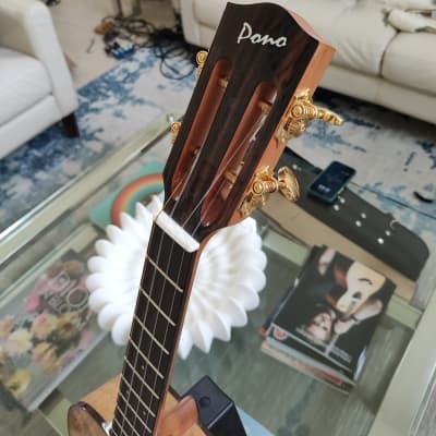 Pono ULN4-3 Mango small 4 string guitar and Baritone Ukulele image 7