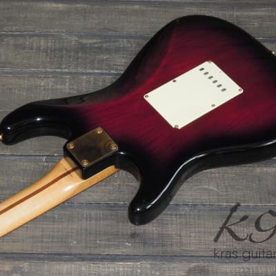 Anboy OS-5 Odyssey Series Stratocaster 1990`s Black Purple Burst