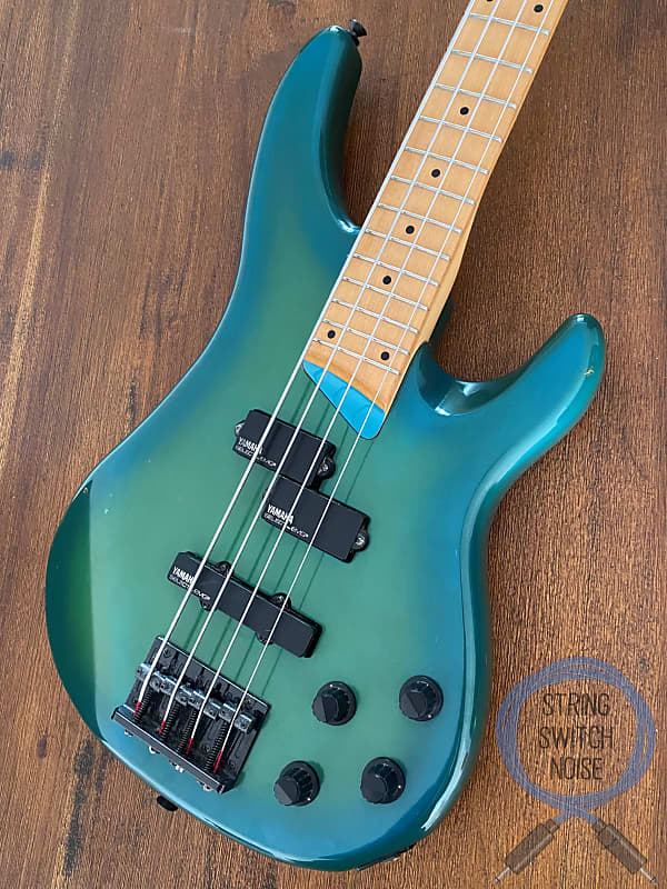 Yamaha RBX-MSIIM, Super Medium Bass, Green Burst, Active EMG