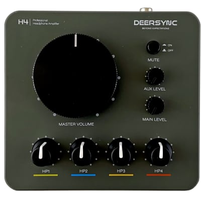 Deersync H4  4-Channel Professional Studio Headphone Amplifier image 1