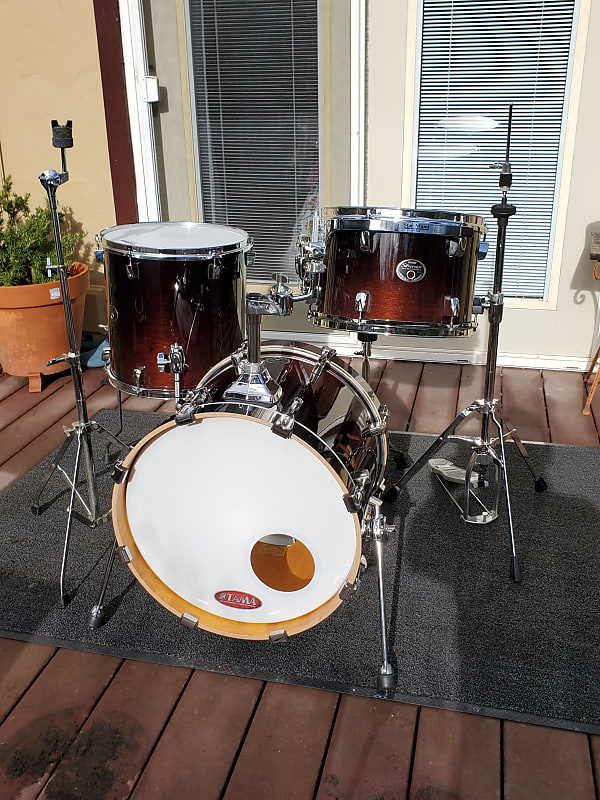 Tama Silverstar Jazz/Bop Drum Kit Dark Mocha Fade Reverb