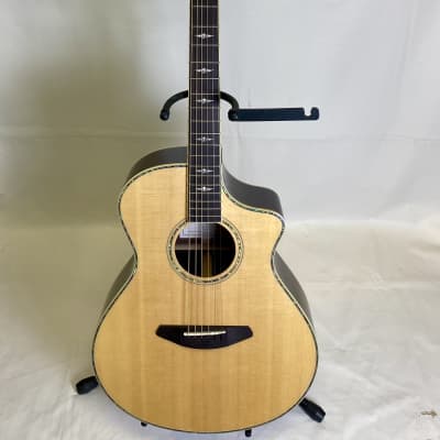 Breedlove Stage Ex Concerto E Acoustic/Electric Guitar – Natural | Reverb