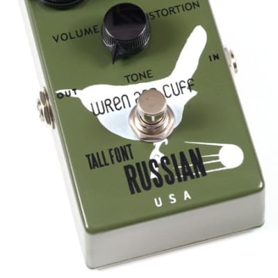 Wren and Cuff Tall Font Russian Fuzz Effects Pedal image 2