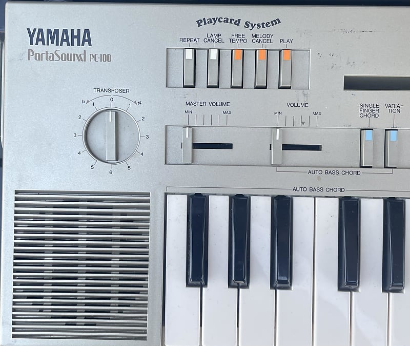 Yamaha PC-100 PortaSound Retro FM Synthesizer (Playcard