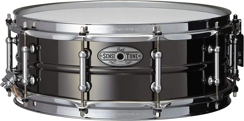 pearl sensitone brass 14″✕5.5″ Pearl Sensitone Raw Brass Snare Drum 14x5