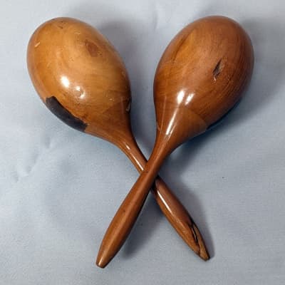 Handmade Traditional Wooden Maracas - Made in Mexico image 6