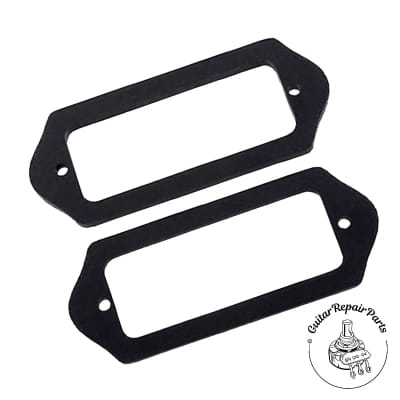 Dogear P-90 Pickup Plastic Spacer Risers 1/8" and 3/16" (2 pcs) - Black