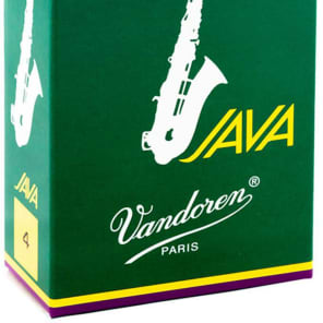 Vandoren SR264 Java Series Alto Saxophone Reeds - Strength 4 (Box of 10)