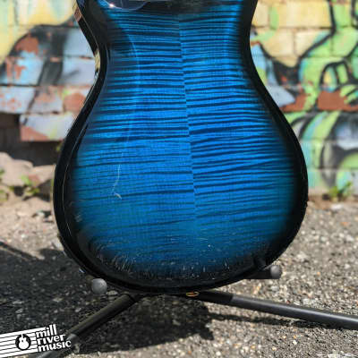 Paul Reed Smith PRS Core Hollowbody II Piezo Electric Guitar Aqua Black 10-Top image 5