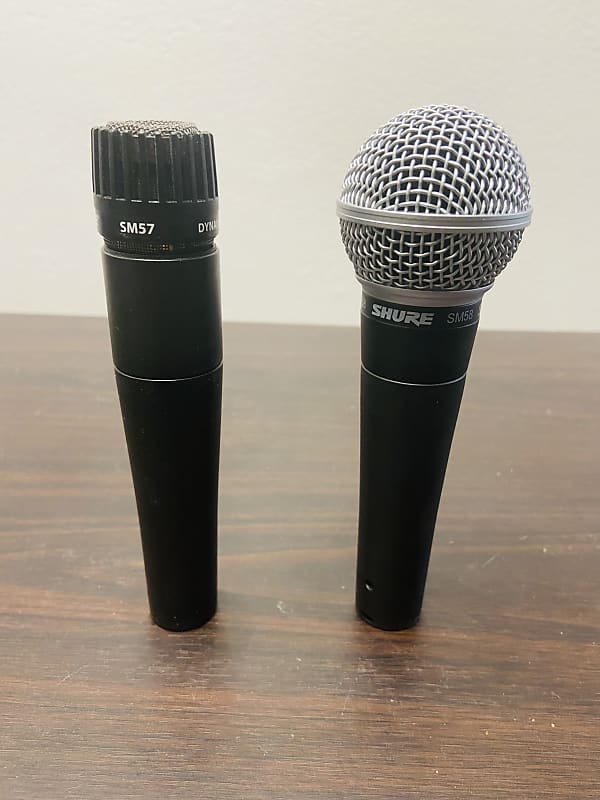 Shure SM58 and SM57 (2 mics) | Reverb