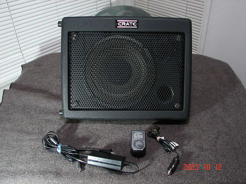Crate Limo TX50D Busker Portable Vocal/Guitar Amplifier 4 Reverb
