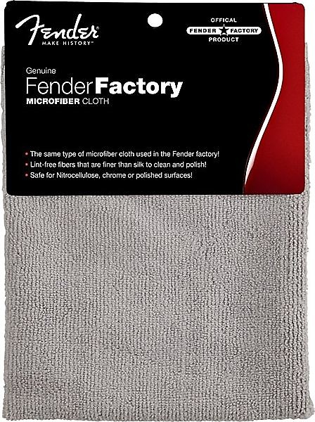 Fender Factory Microfiber Cloth, Gray 2016 image 1
