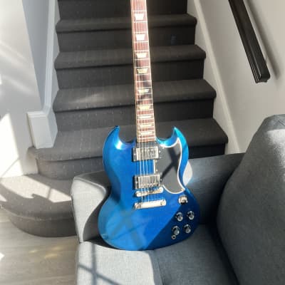 Gibson Custom Shop SG Standard 2008 - Extremely Rare Blue Sparkle image 3