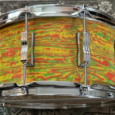 Ludwig 6.5x14" Classic Maple Snare Drum Citrus Mod image 4