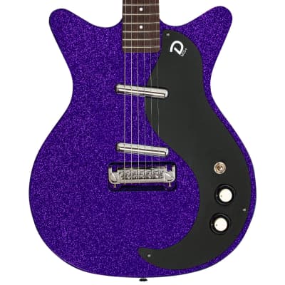 Danelectro Blackout '59M NOS+ Electric Guitar ~ Purple Metalflake image 4