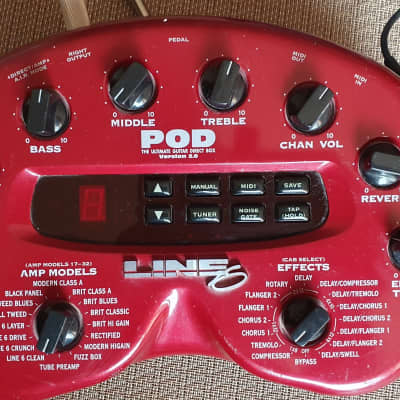 Line 6 POD 2.0 Multi-Effect and Amp Modeler | Reverb