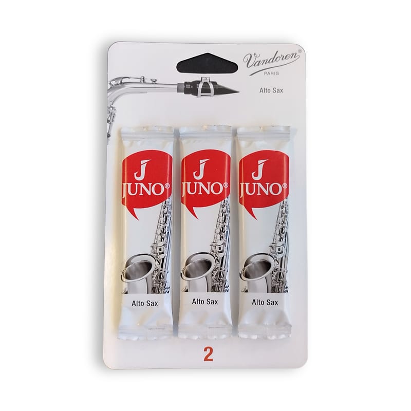 Juno by Vandoren Eb Alto Saxophone Reeds Strength 2 Reverb