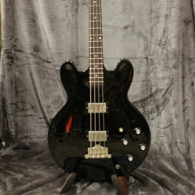 Gibson ES-335 Bass 2013 Ebony with Original Hardshell Case image 1