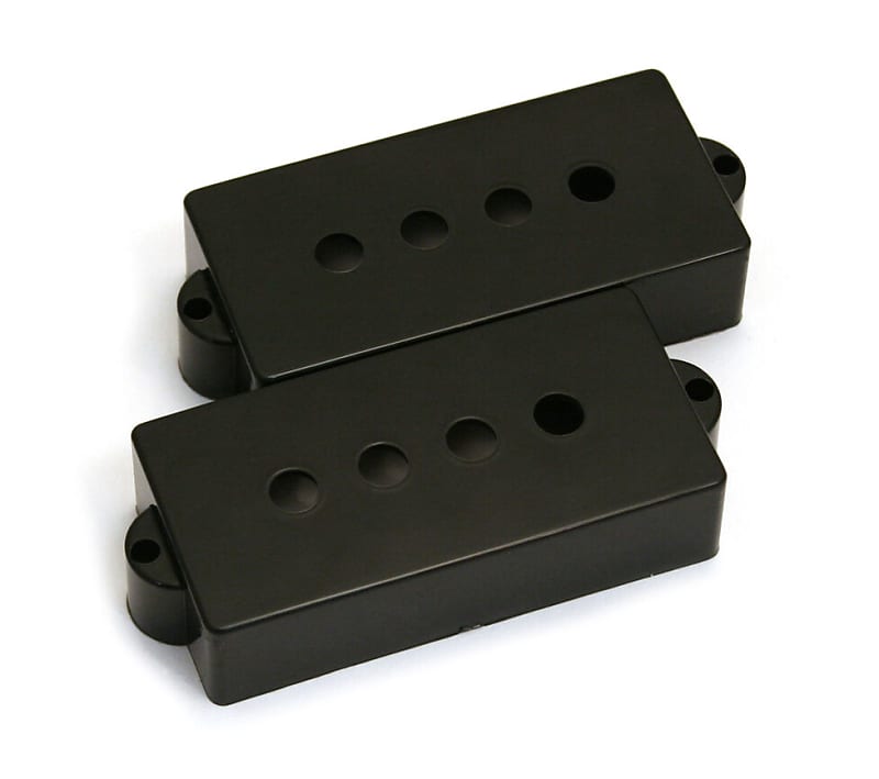 Fender '57/'62 Precision Bass Pickup Covers Black image 1
