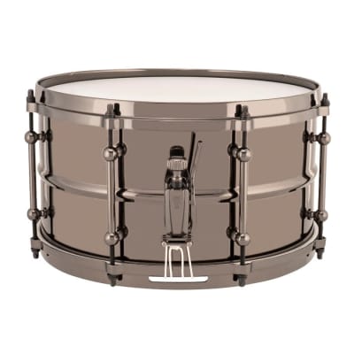 Ludwig Universal Brass Snare Drum 13x7 w/Black Hardware image 2