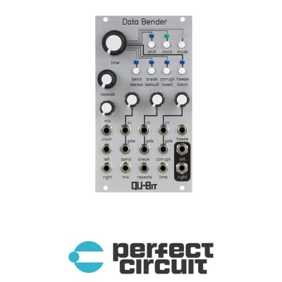 Qu-Bit Electronix Data Bender Stereo Circuit Bent Effect (Silver)