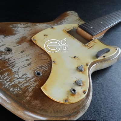 1965 Gibson Kalamazoo KB-1 Vintage White Aged Relic by East Gloves Customs image 8