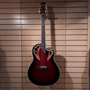 Ovation 2078LX Custom Elite USA (Black Cherry Burst) | Reverb