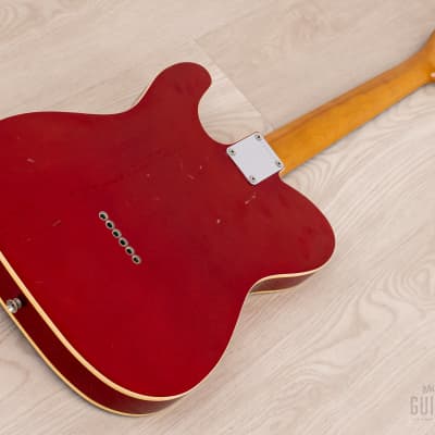 1989 Fender Telecaster Custom ‘62 Vintage Reissue TL62B-650 Candy Apple Red A-serial, Japan MIJ Fujigen image 14