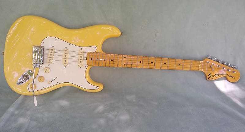 Yamaha SR400 Super Rock N Roller Strat Style guitar late 70's rare creamy  yellow