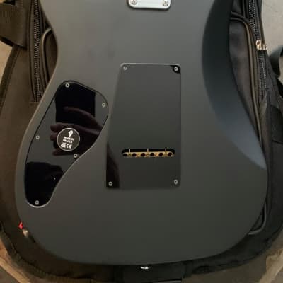Vigier Excalibur Ultra Blues HSS Amber Matte Flame Top Guitar W/Tremolo & Deluxe Gig Bag image 12