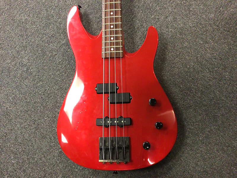 Used Peavey B-NINETY Bass Guitars Red image 1