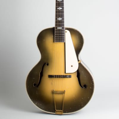 Epiphone  DeLuxe Masterbilt Arch Top Acoustic Guitar (1934), ser. #7664, black hard shell case. image 1