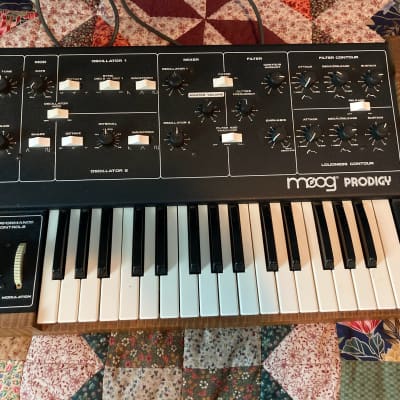 Moog Prodigy 32-Key Monophonic Analog Synthesizer 1979 - 1984 - Black
