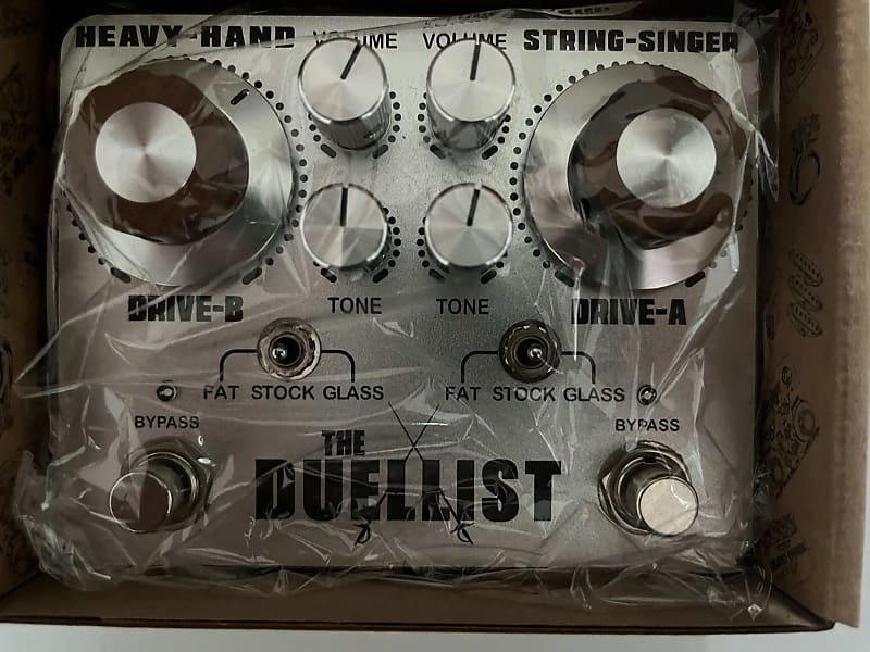 King Tone Guitar The Duellist Dual Overdrive 2023s - Silver