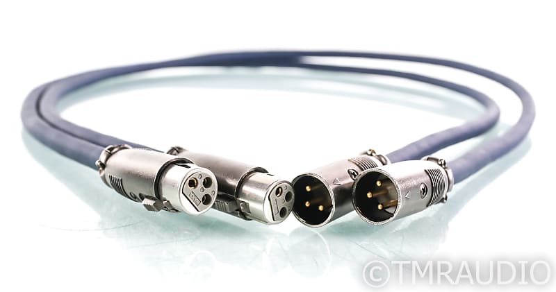 AudioQuest Lapis X3 Hyperlitz XLR Cable; 1m Pair Balanced Interconnects