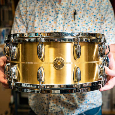 Gretsch 14 x 6.5-Inch USA Bell Brass Snare Drum image 2