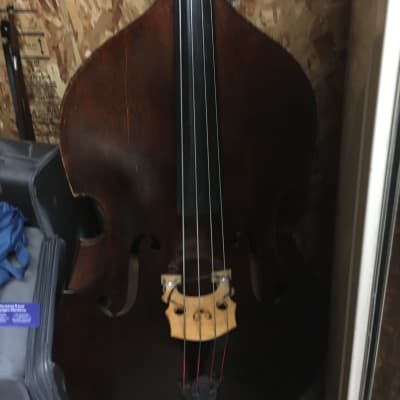 Double Bass 3/4 size 1950's