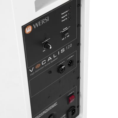 Wersi VOCALIS 120 High Defination Active Loudspeaker - High Gloss White - Keyboard Amp image 4