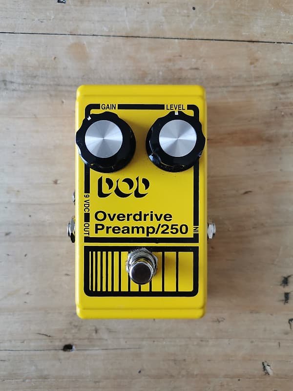 DOD Overdrive Preamp 250 (reissue 90') Yellow | Reverb