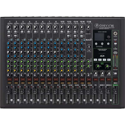 Mackie Onyx16 16-Channel Analog Mixer with Multitrack USB