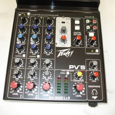 Peavey PV 6 6-Channel Compact Mixer image 2