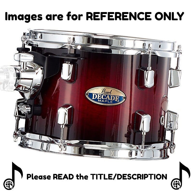 Pearl Decade Maple 20x14 Gong Bass Drum GLOSS DEEP REDBURST DMP2014G/C261 image 1
